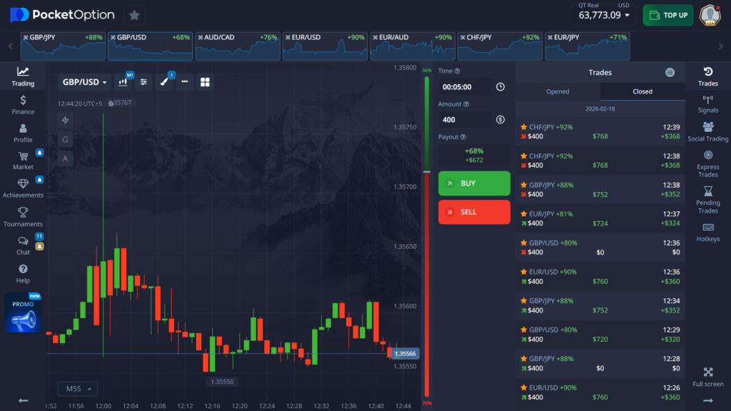 Pocket Option signals