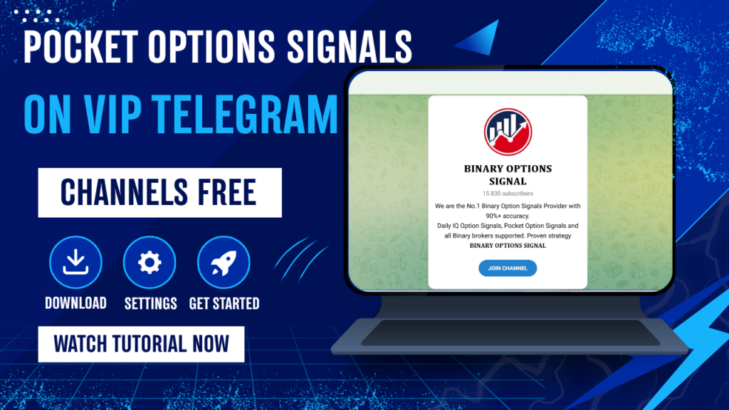 Pocket options signals on vip telegram channels free